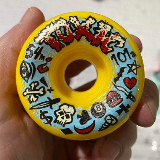 Toxic Team HARD Wheels 54mm/101a - Skateboard Wheels - One Revolver Surfboards