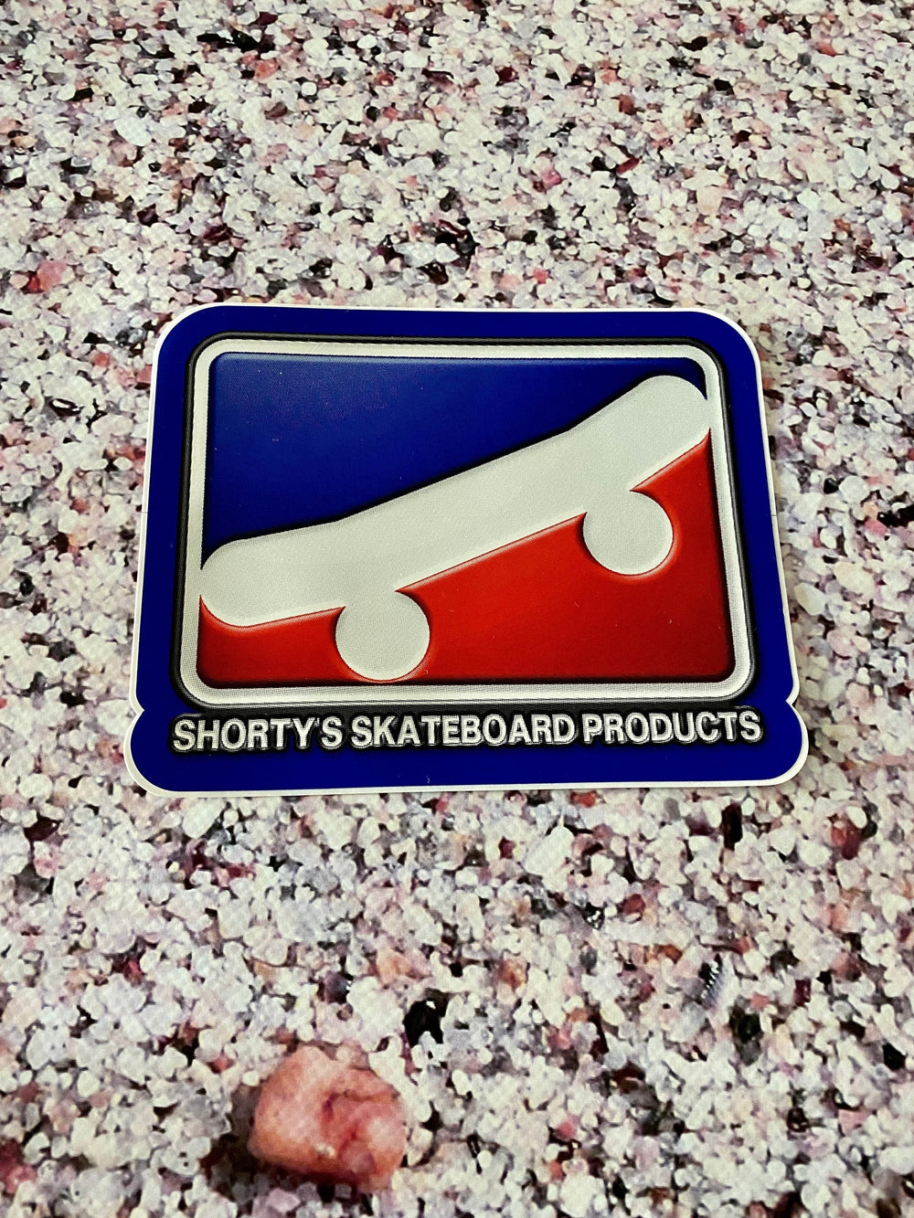 Shorty’s 7” Vintage Sticker - - One Revolver Surfboards