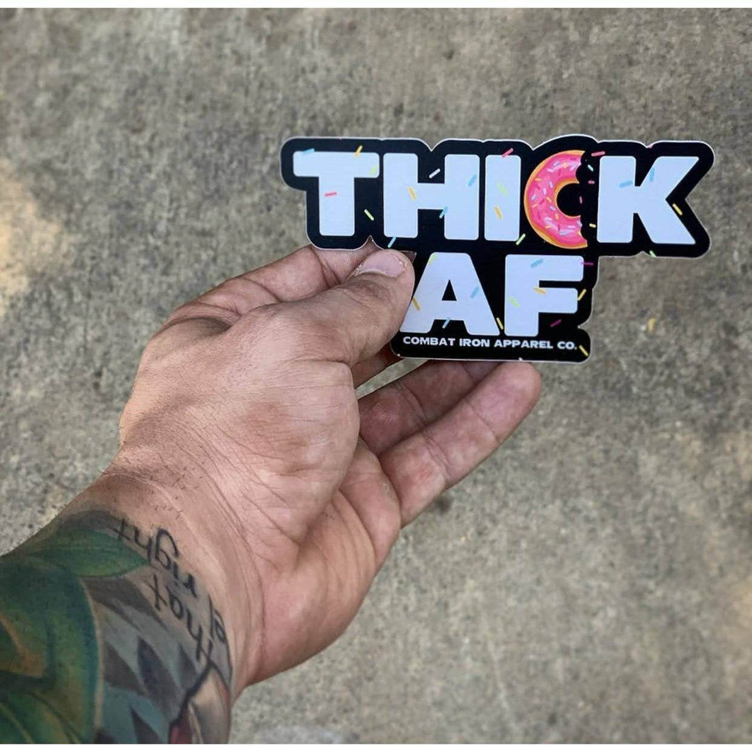 Thick AF Donut Decal Sticker - One Revolver Surfboards