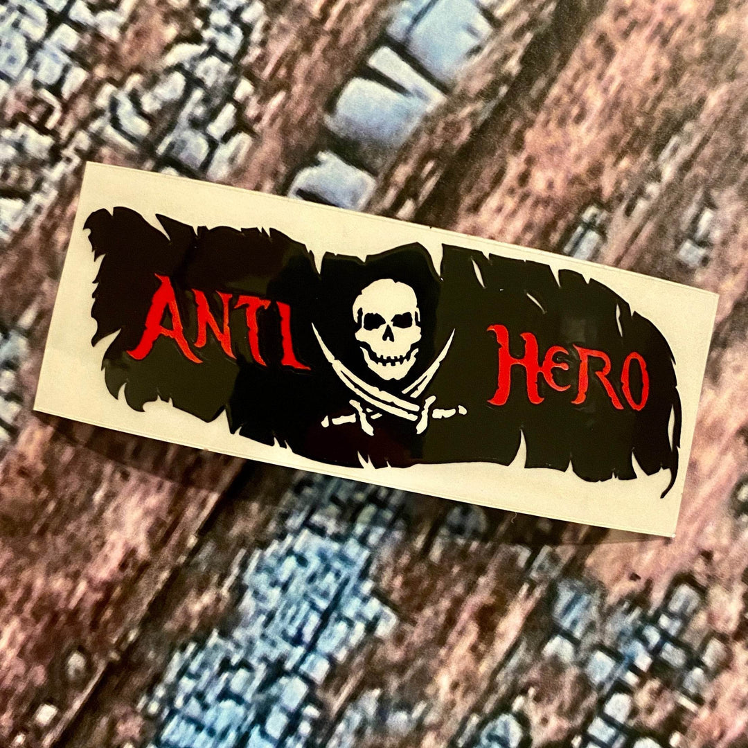 VINTAGE Anti Hero 2” NOS Sticker - - One Revolver Surfboards