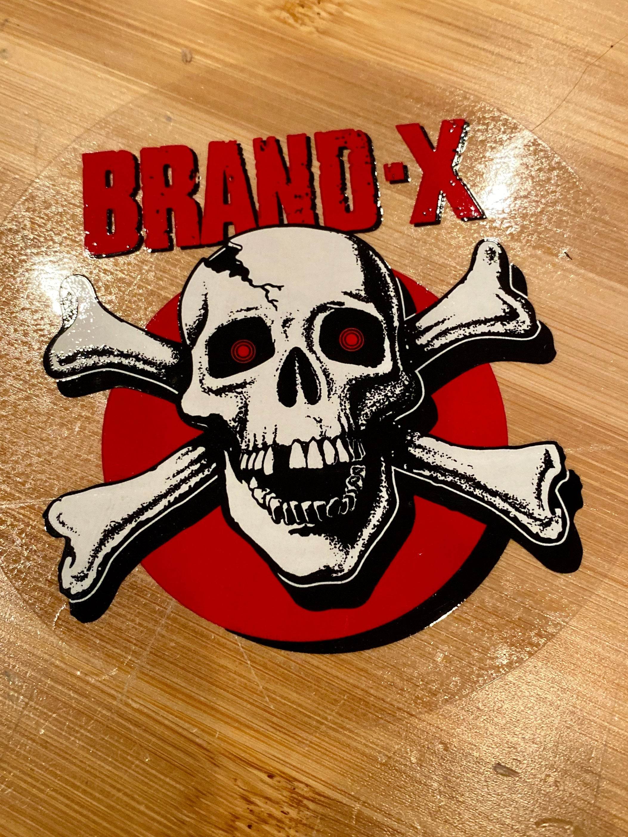 Knucklehead Sticker 4” CLEAR-BACK - One Revolver Surfboards