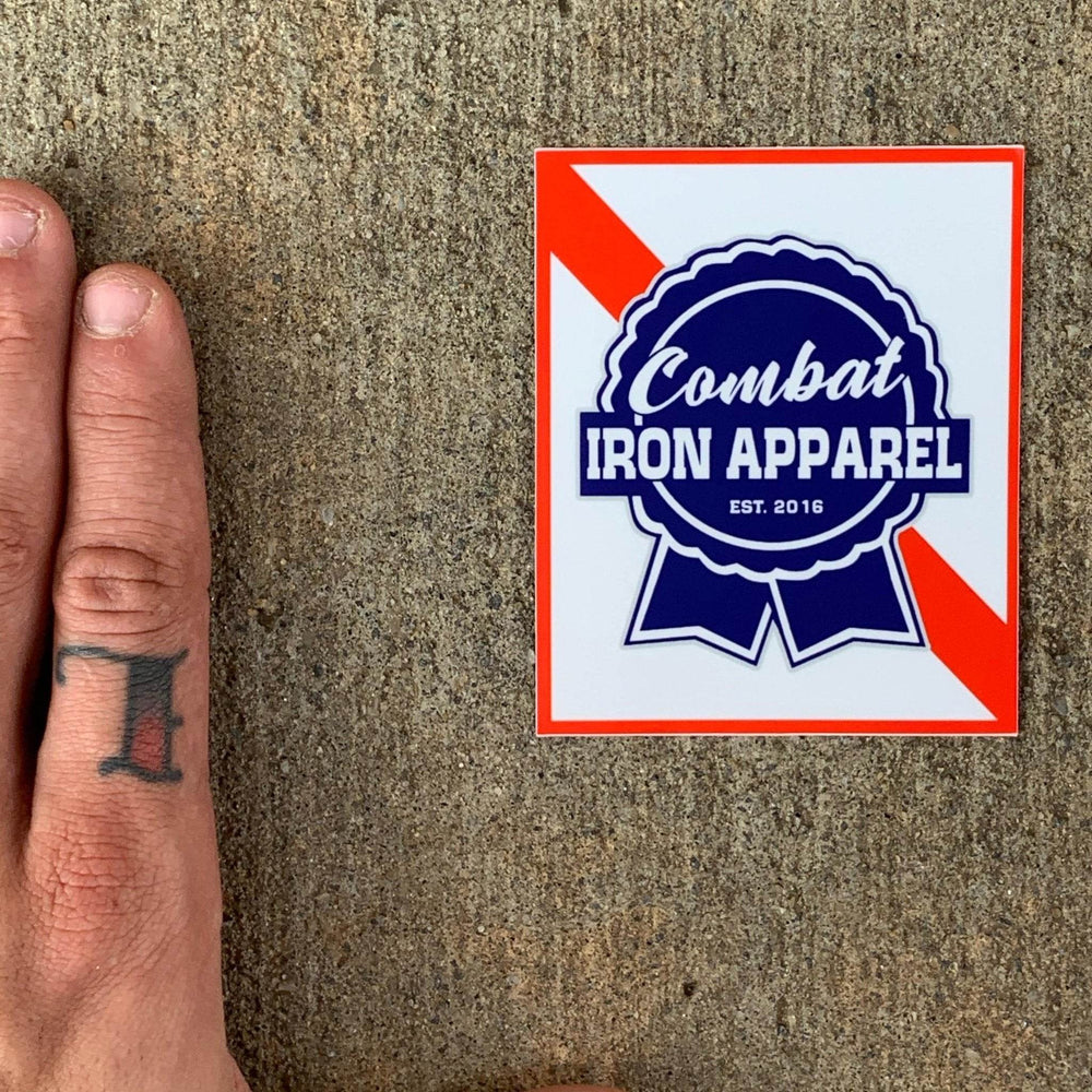 PBR BEER RIBBON DECAL - One Revolver Surfboards