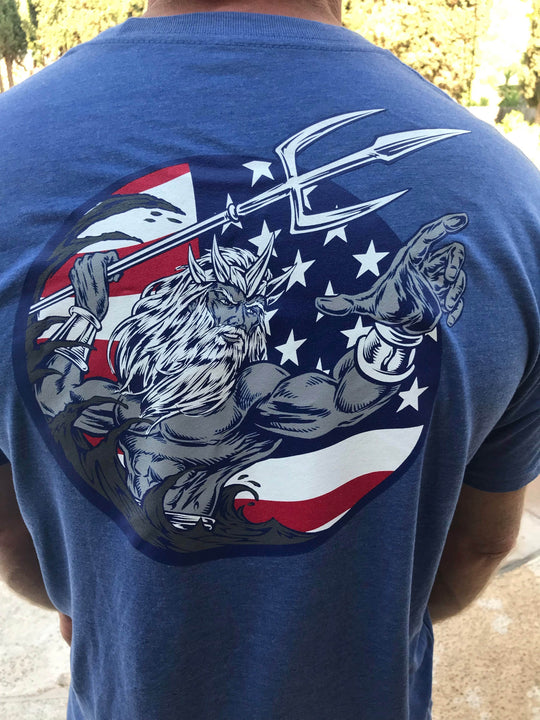 Patriotic Retro T-Shirt - One Revolver Surfboards