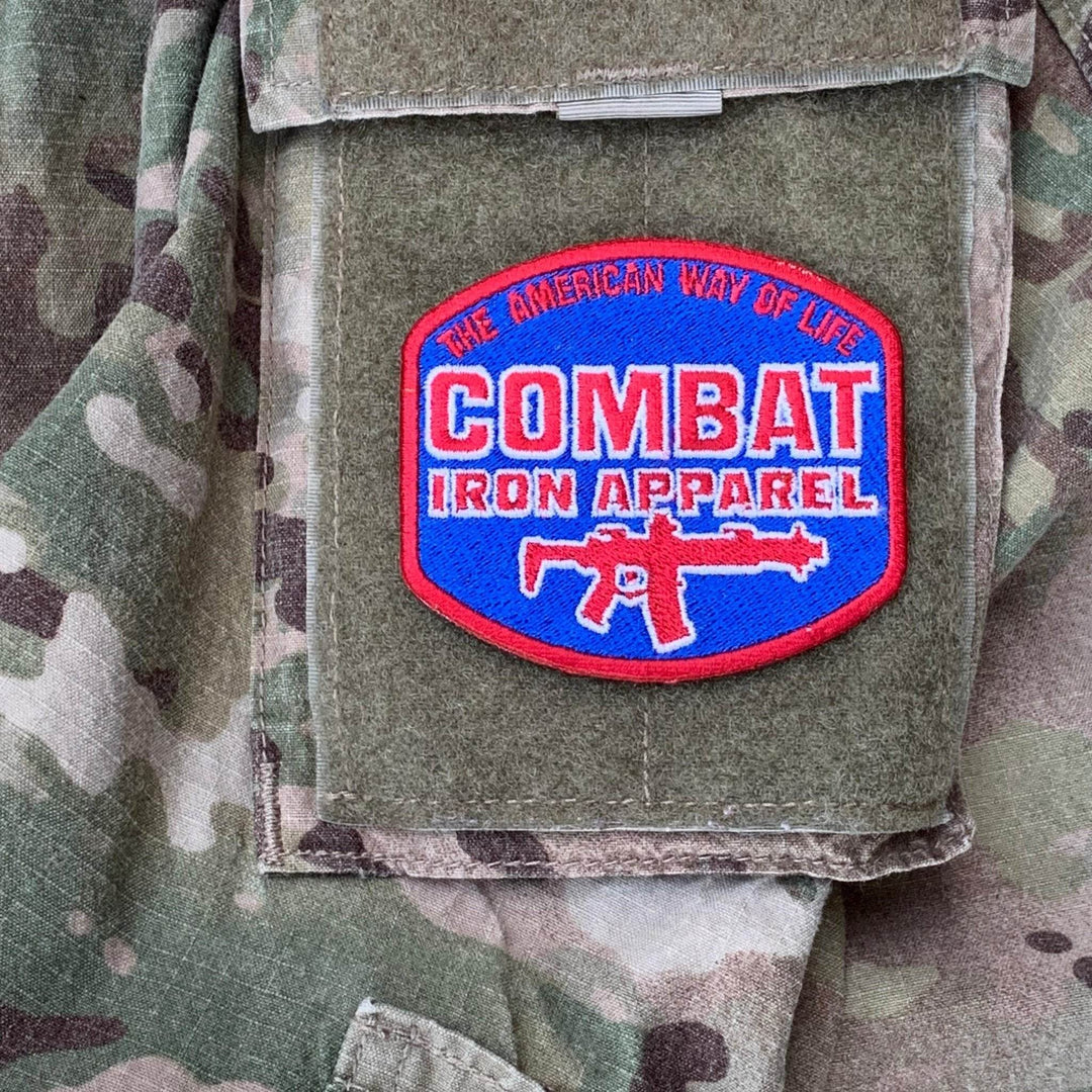 VELCRO MORALE PATCH | PATRIOTIC BRANDED AMERICAN WAY OF LIFE - PVC VELCRO PATCH - One Revolver Surfboards