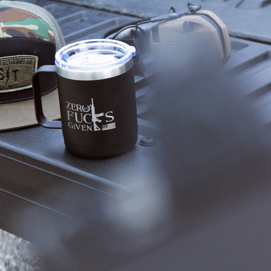 Zero Fucks 10 oz Mug Tumbler