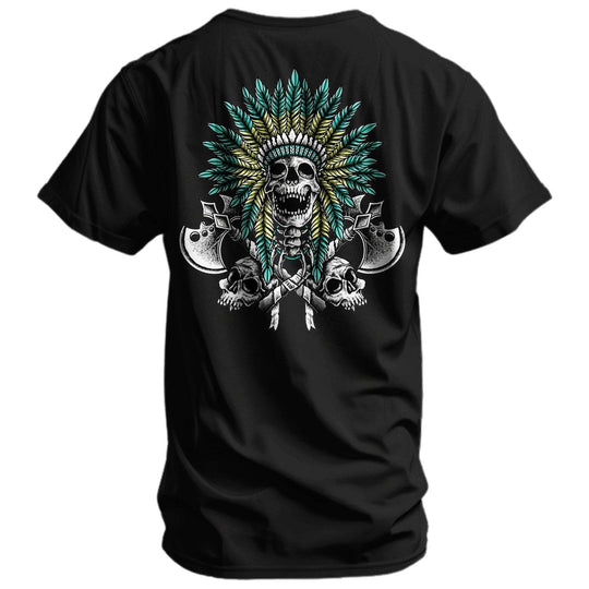 Warrior Spirit Indian Head Men's T-Shirt - One Revolver Surfboards