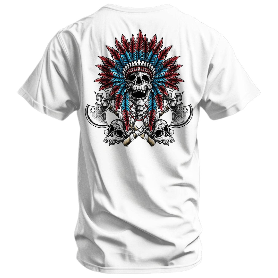 Warrior Spirit Indian Head Men's T-Shirt - One Revolver Surfboards
