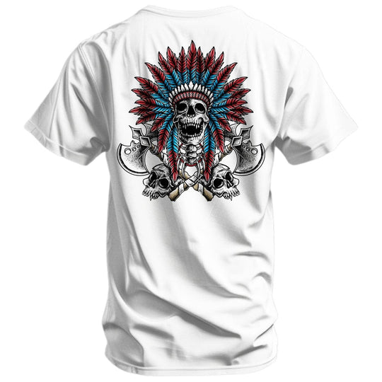 Warrior Spirit Indian Head Men's T-Shirt - One Revolver Surfboards