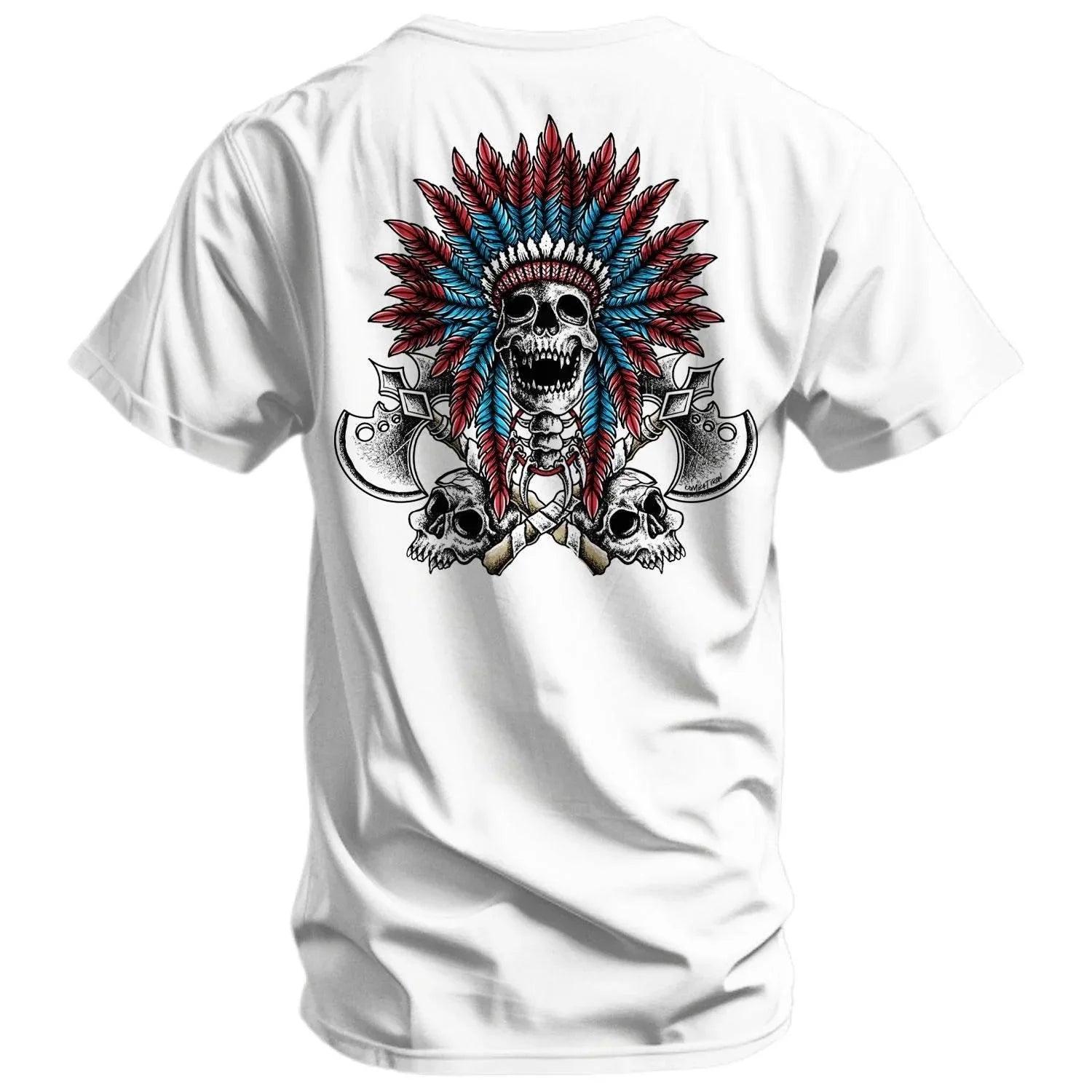 One Revolver Surfboards - Warrior Spirit Indian Head Men's T-Shirt GRAPHIC T-SHIRT