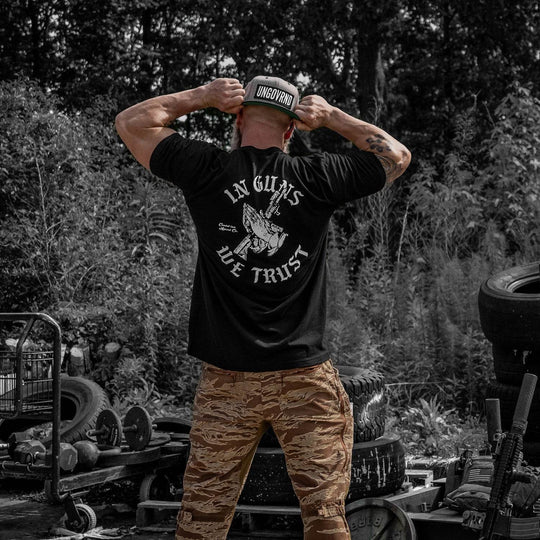 In Guns We Trust Men's T-Shirt - One Revolver Surfboards