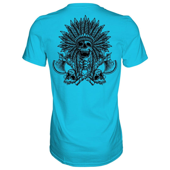 Warrior Spirit Indian Head Men's T-Shirt - One Revolver Surfboards