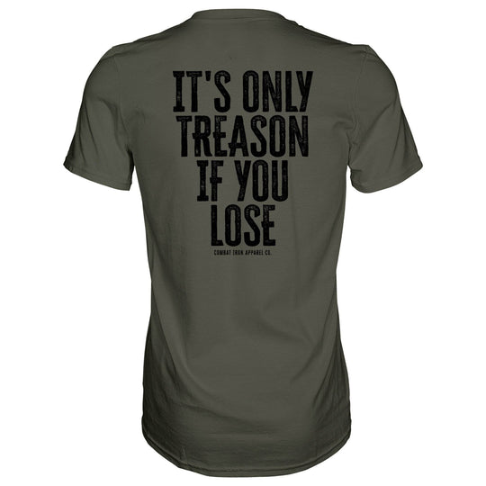 IT'S ONLY TREASON IF YOU LOSE MEN'S T-SHIRT - One Revolver Surfboards