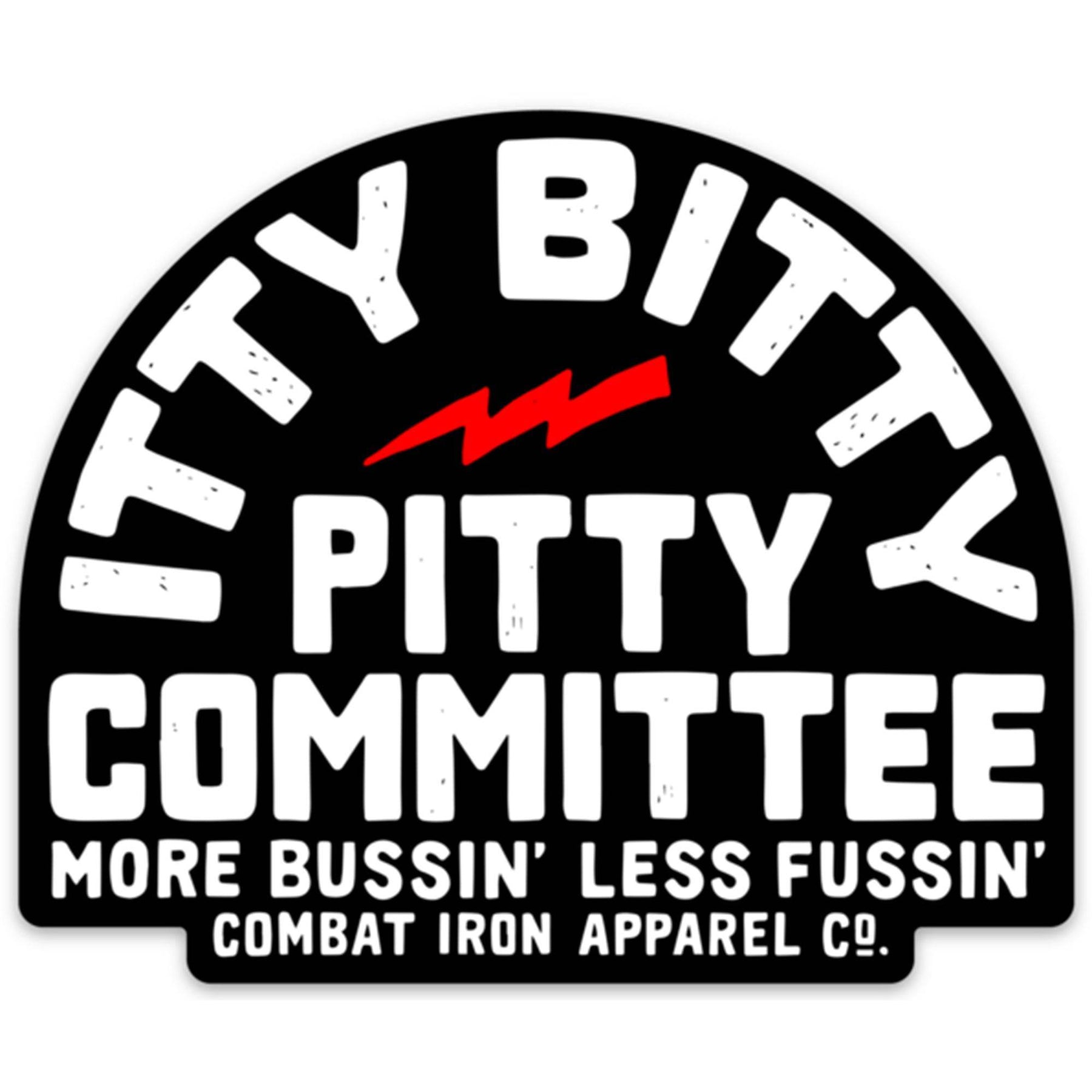 Itty Bitty Pitty Committee Decal - One Revolver Surfboards