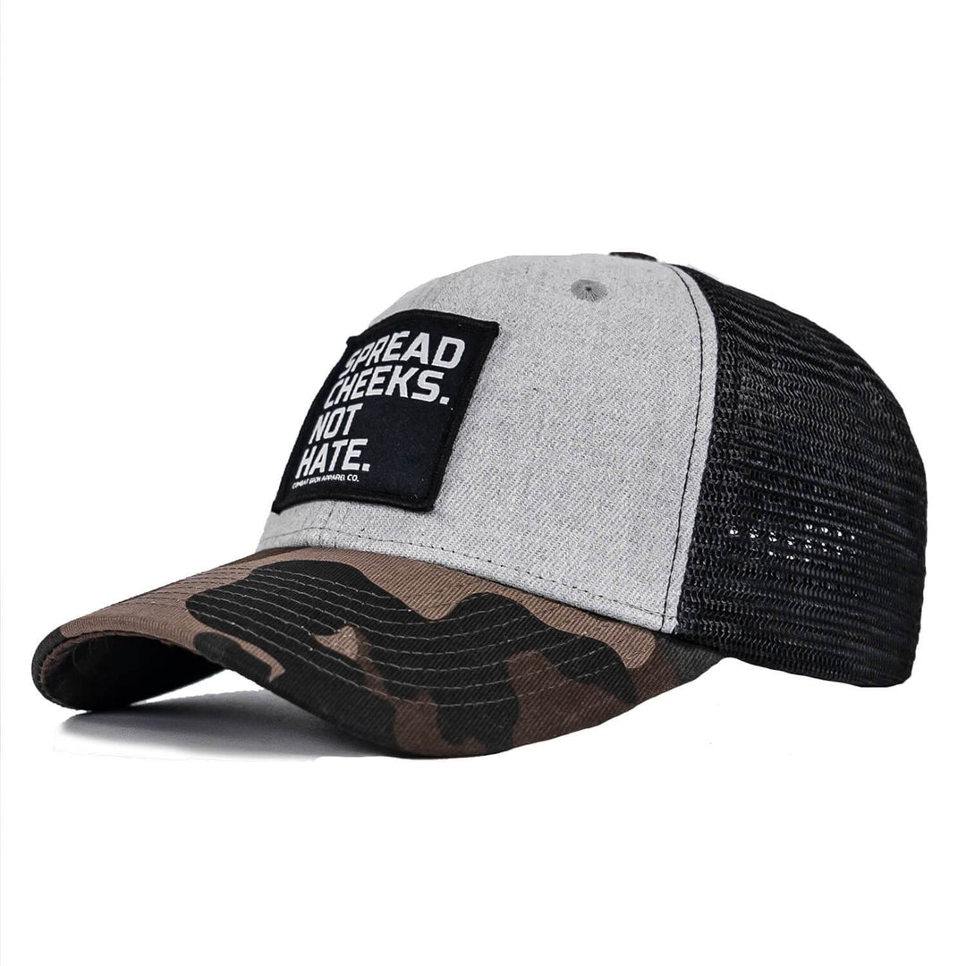 SPREAD CHEEKS. NOT HATE. Patch Snapback HAT - HEADWEAR - One Revolver Surfboards