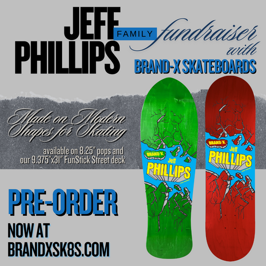 Jeff Phillips BREAKOUT FunStik Deck 9.375"x31" (PRE-ORDER, SEPTEMBER)