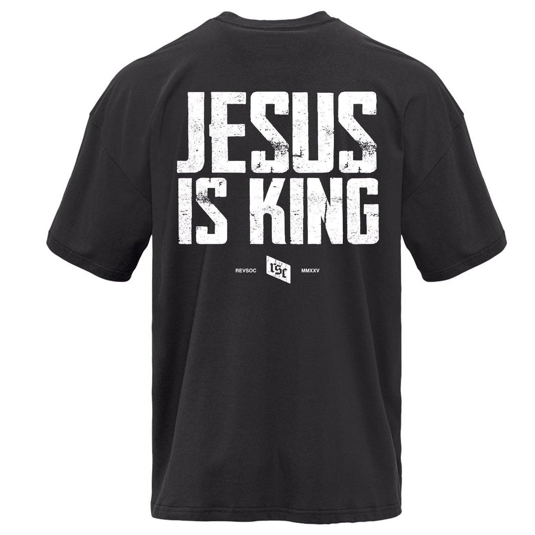 One Revolver Surfboards - Jesus Is King Heavyweight Men's T-Shirt GRAPHIC T-SHIRT