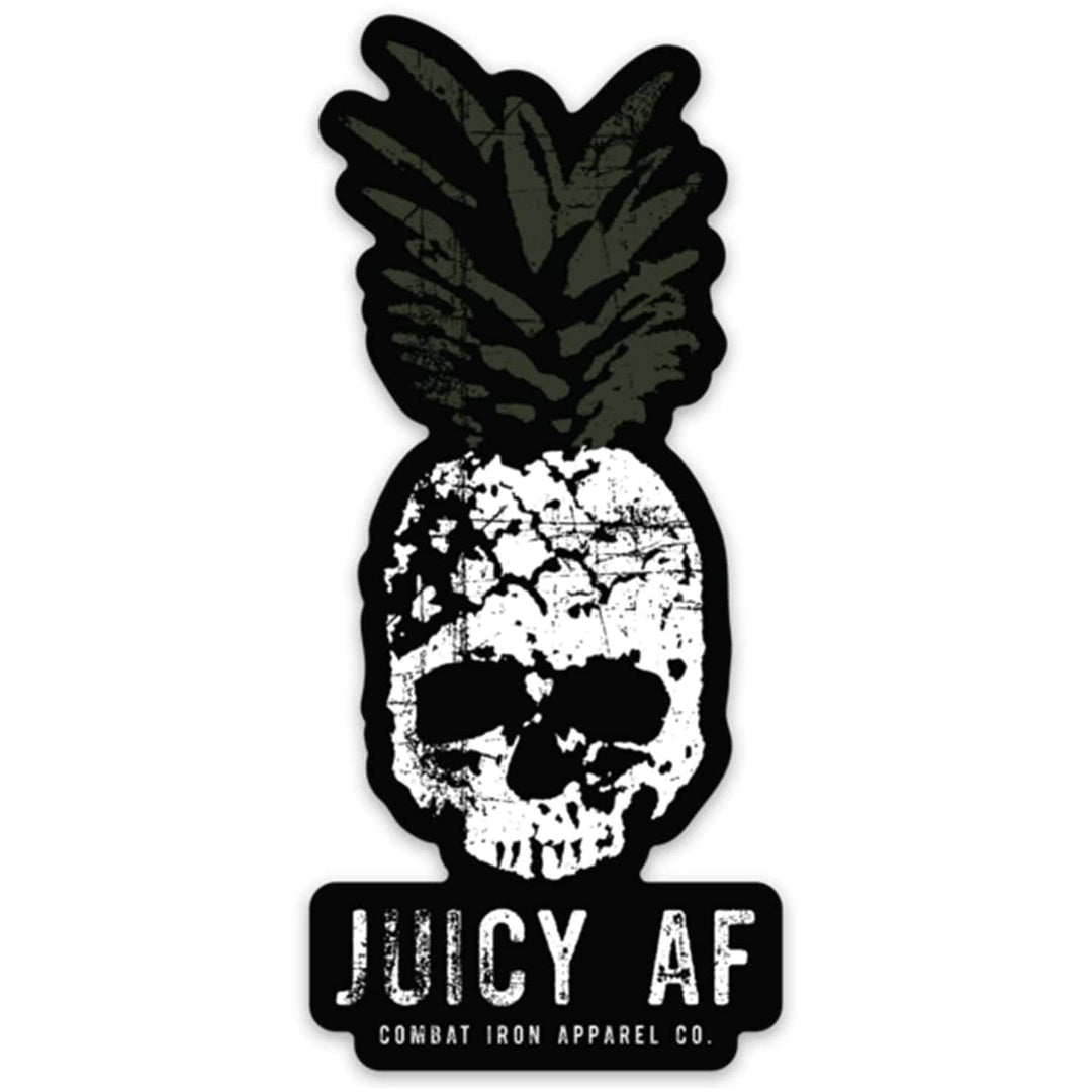 JUICY AF Pineapple Decal - One Revolver Surfboards
