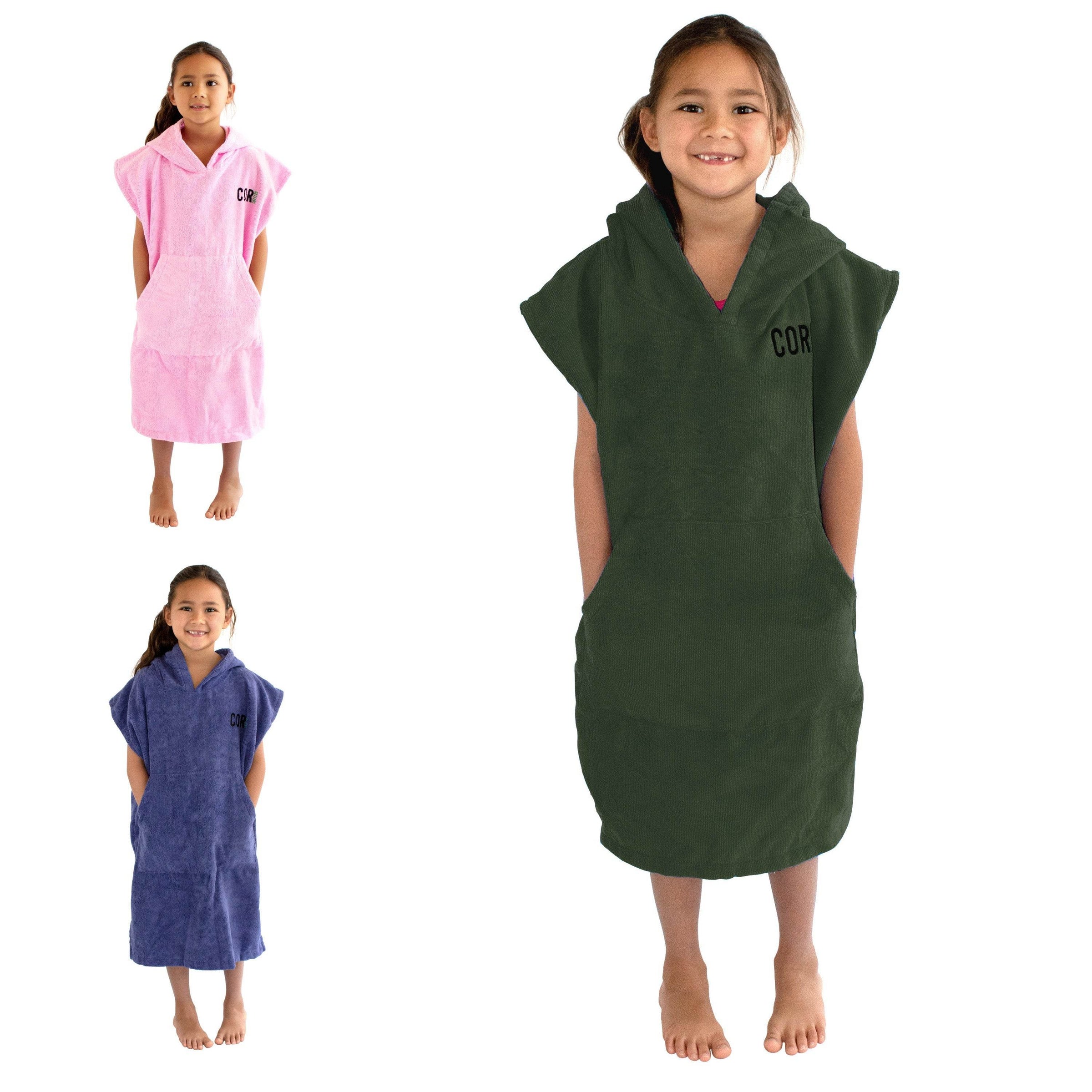 Kids Changing Towel Poncho - Solid Colors - One Revolver Surfboards