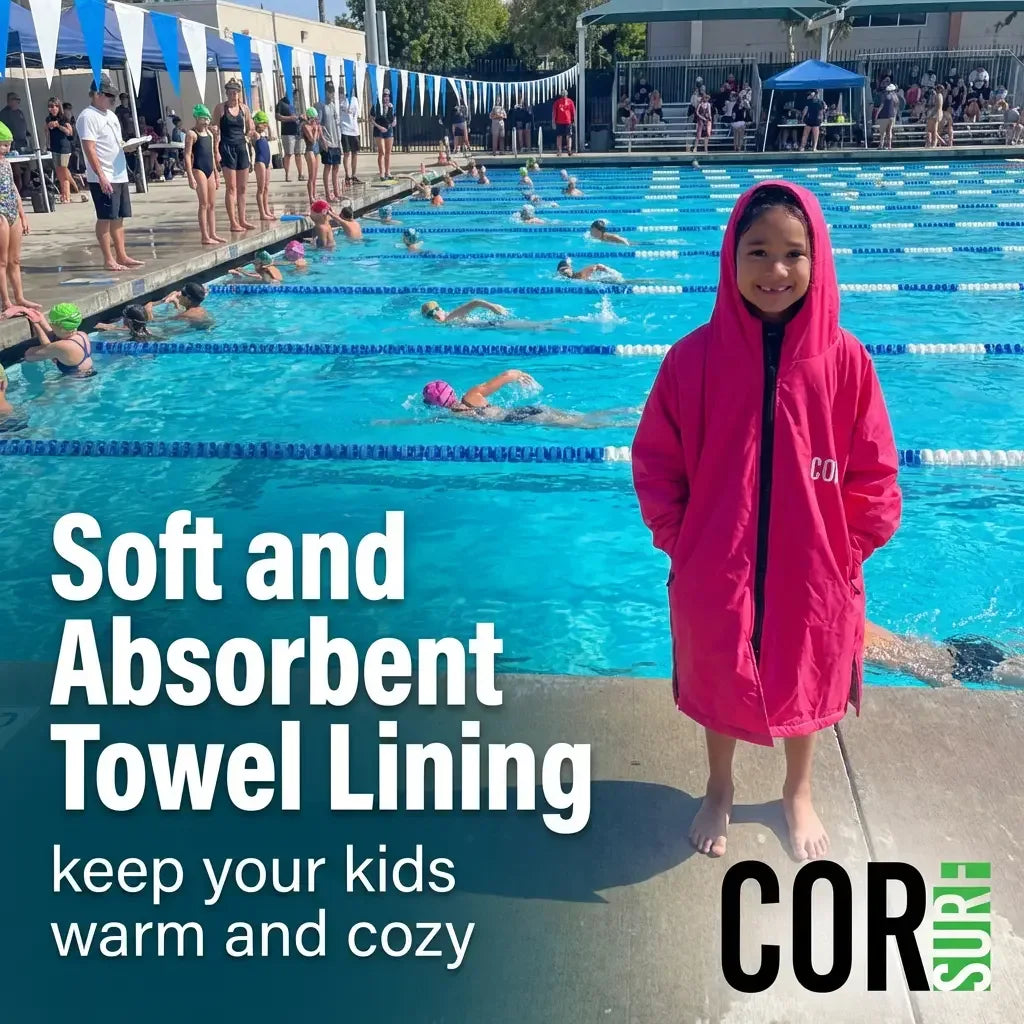 One Revolver Surfboards - Kids Swim Parka Ages 4-8 Apparel &amp; Accessories