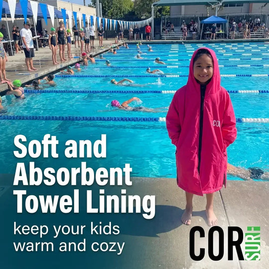 One Revolver Surfboards - Kids Swim Parka Ages 4-8 Apparel &amp; Accessories