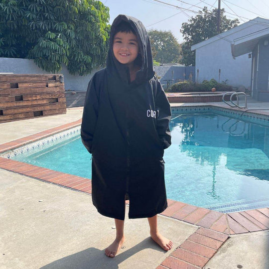 Waterproof Swim Parka | XS-XL (Black) - One Revolver Surfboards