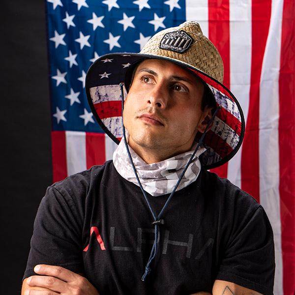 Ladder Under Brim Straw Hat - One Revolver Surfboards
