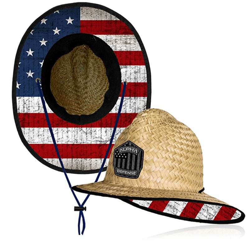 Ladder Under Brim Straw Hat - One Revolver Surfboards