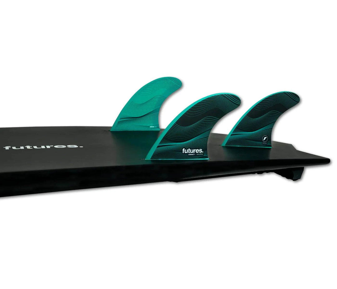 F Series LegacyF Series Legacy
The F3 Legacy Series is a thruster set of fins in the Neutral template category. The Honeycomb construction gives a balanced feel for all-around perfSurfboard FinsOne Revolver SurfboardsOne Revolver SurfboardsSeries Legacy