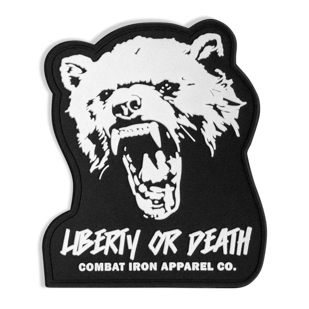One Revolver Surfboards - Liberty Or Death Fight Like Hell PVC Patch PVC VELCRO PATCH