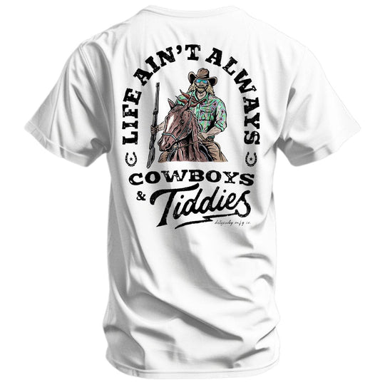 Life Ain't Always Cowboy's and Titties Men's T-Shirt - One Revolver Surfboards