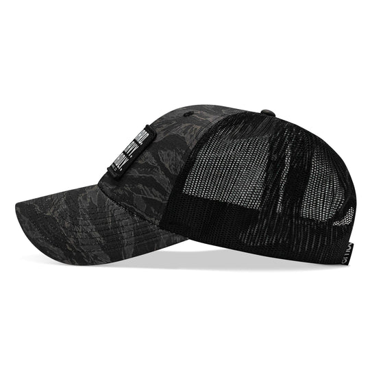 One Revolver Surfboards - Pray Hard. Lift Heavy. Stay Deadly. Patch Original Ripstop Snapback Hat HEADWEAR
