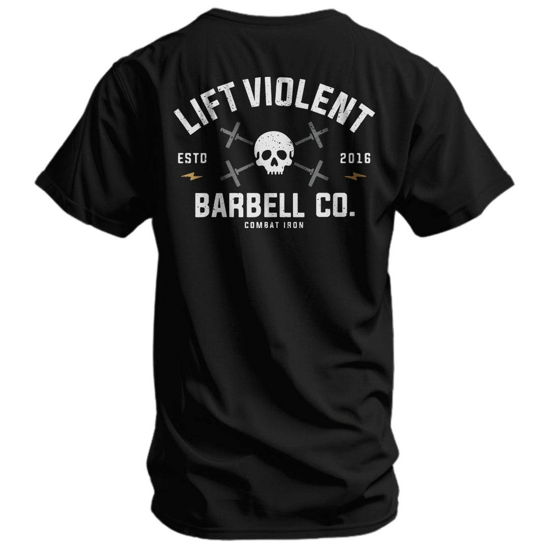 One Revolver Surfboards - Lift Violent Barbell Co. Men's T-Shirt GRAPHIC T-SHIRT