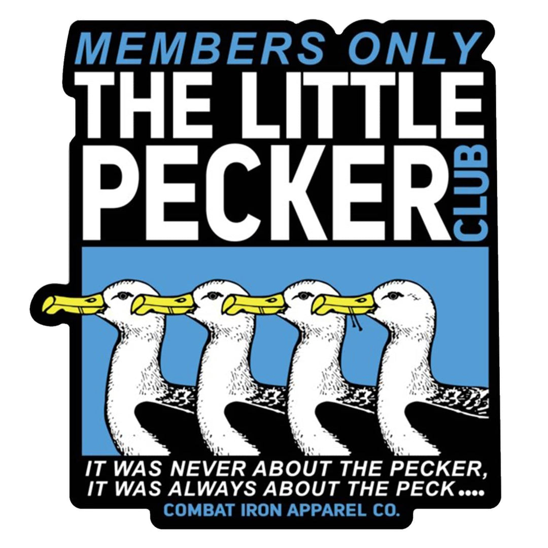 Little Pecker Club Only Members Decal - One Revolver Surfboards
