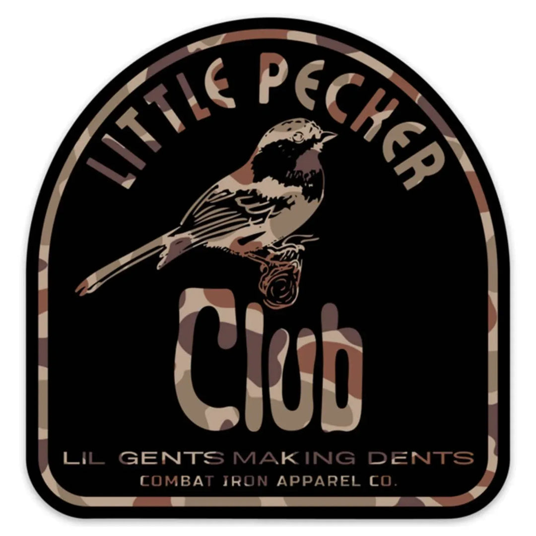 One Revolver Surfboards - Little Pecker Club Duck Camo Decal DECAL