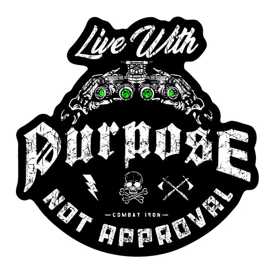 Live With Purpose, Not Approval Decal
