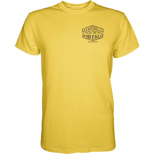 LIVING IN THE VIOLENCE MEN’S T-SHIRT - One Revolver Surfboards
