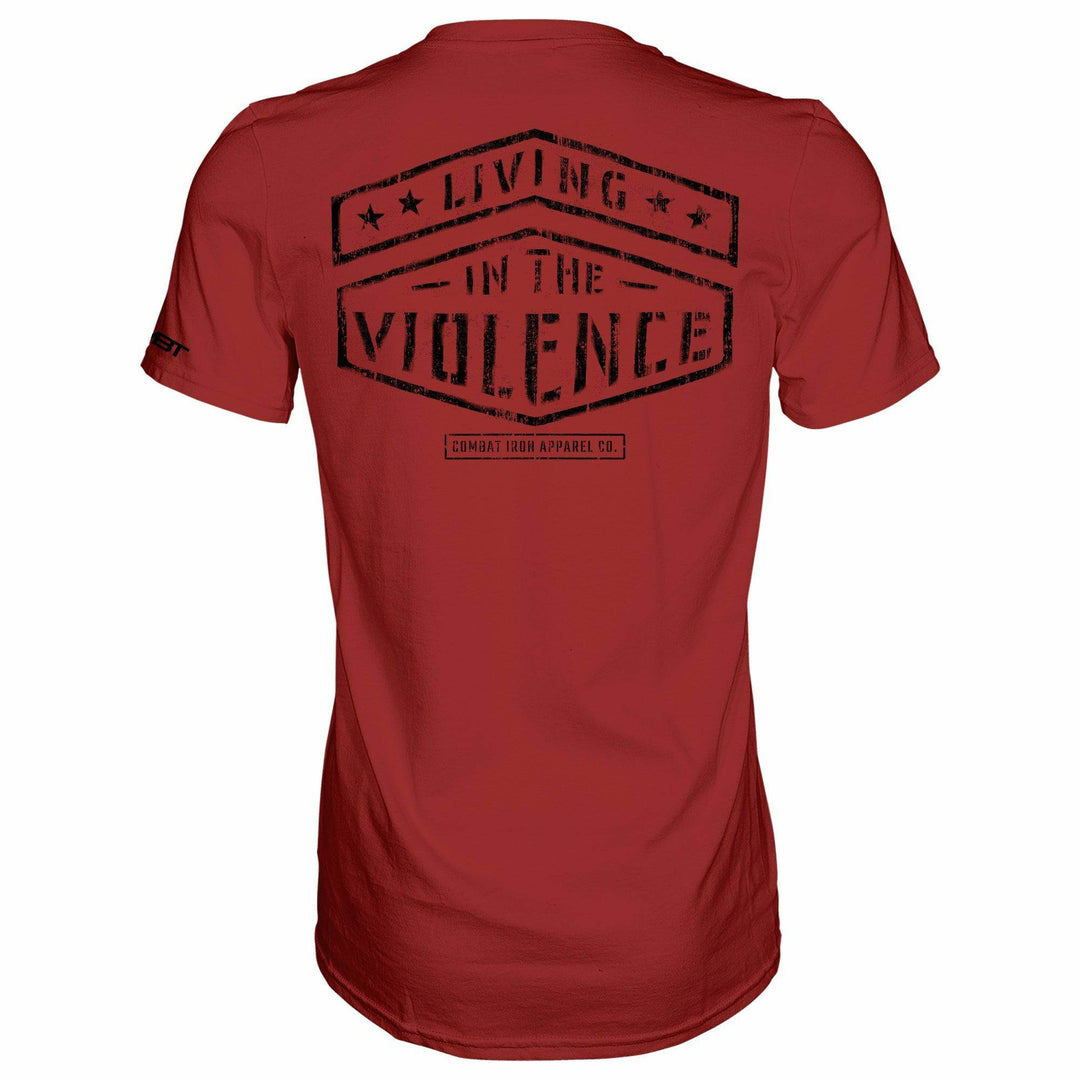 LIVING IN THE VIOLENCE MEN’S T-SHIRT - One Revolver Surfboards