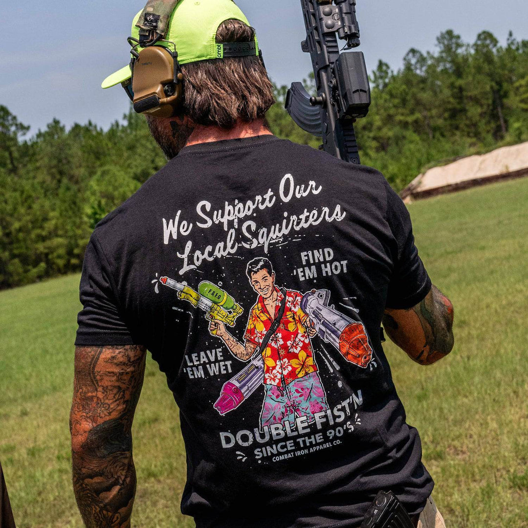 We Support Our Local Squirters Men's T-Shirt - One Revolver Surfboards