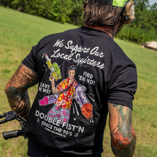 We Support Our Local Squirters Men's T-Shirt - One Revolver Surfboards