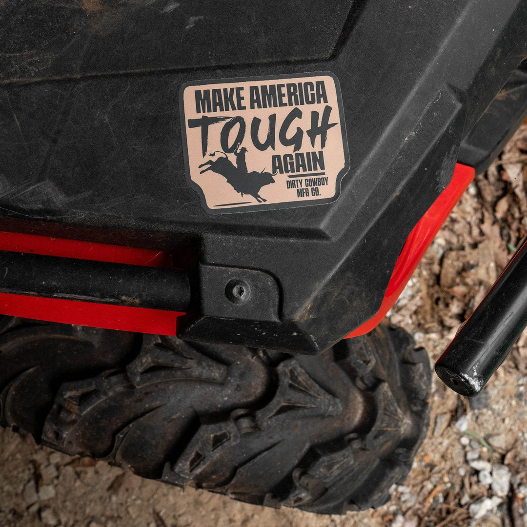 Make American Tough Again Decal Sticker - One Revolver Surfboards