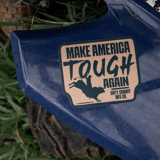 Make American Tough Again Decal Sticker - One Revolver Surfboards