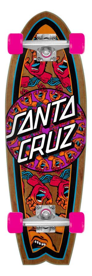 Santa Cruz Mandala Hand Shark Cruzer Complete Skateboard 8.8 x 27.7 - One Revolver Surfboards