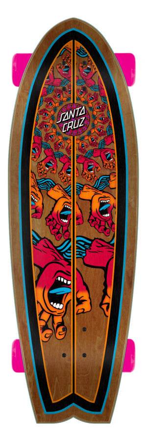 Santa Cruz Mandala Hand Shark Cruzer Complete Skateboard 8.8 x 27.7 - One Revolver Surfboards