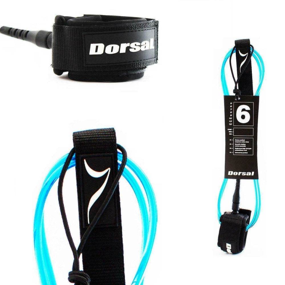 DORSAL Surf Leash for Surfboard Longboard SUP Leg Rope - One Revolver Surfboards