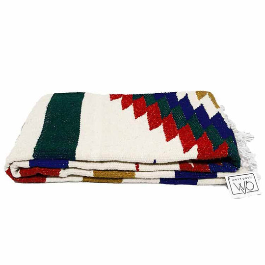 White Fiesta Diamond Blanket - One Revolver Surfboards