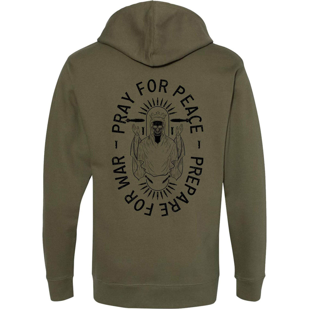 Pray For Peace. Prepare For War. Hoodie - One Revolver Surfboards