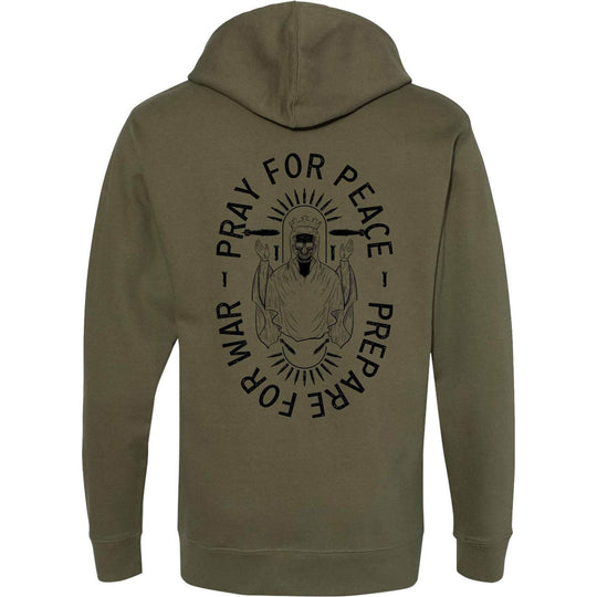 Pray For Peace. Prepare For War. Hoodie - One Revolver Surfboards