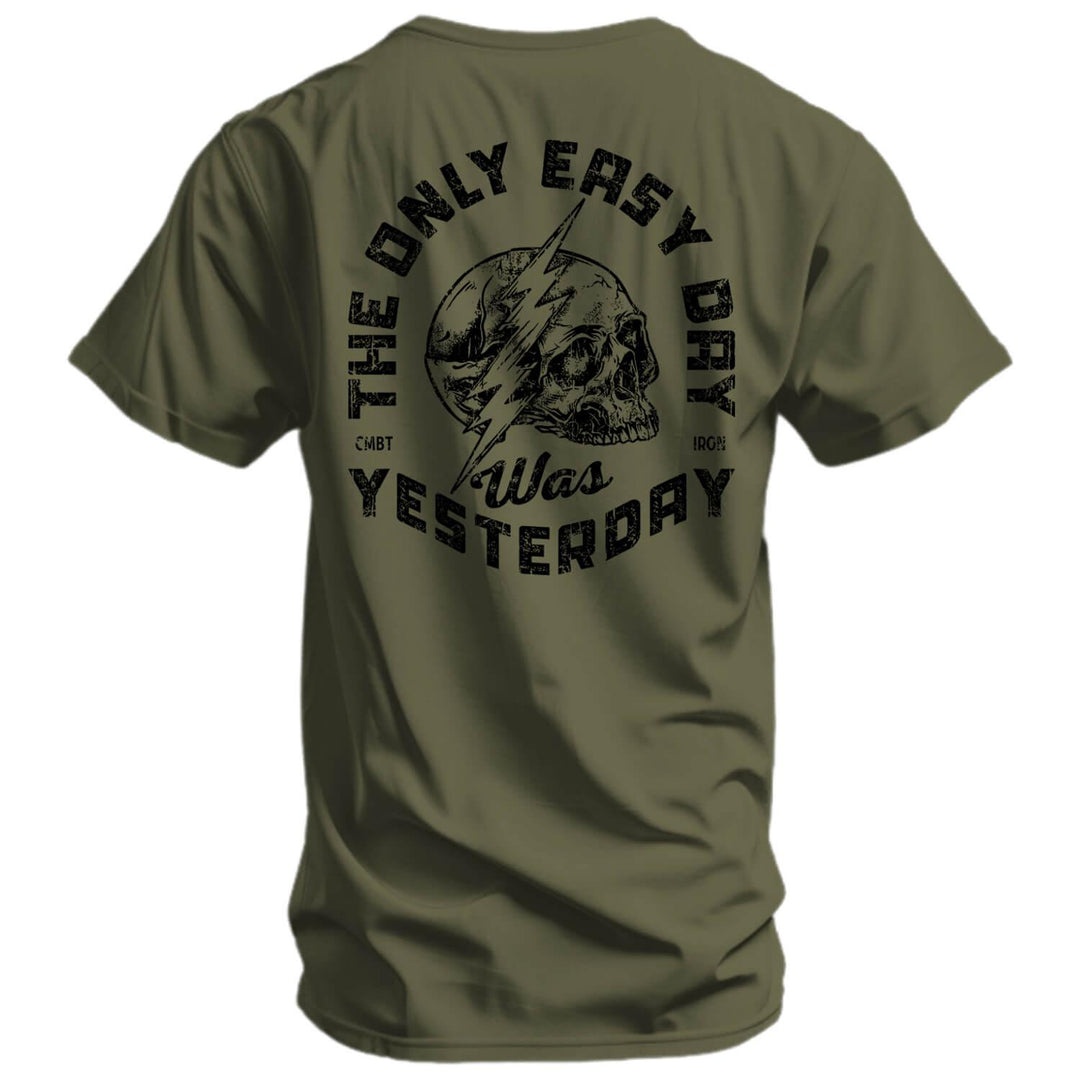 One Revolver Surfboards - Only Easy Day Was Yesterday Skull Men&