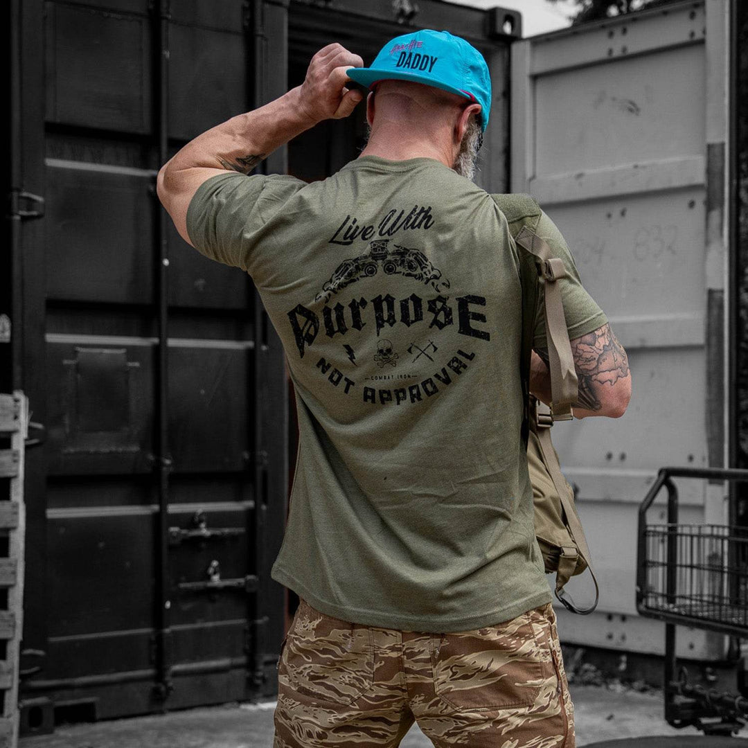 Live With Purpose. Not Approval Men's T-Shirt - One Revolver Surfboards