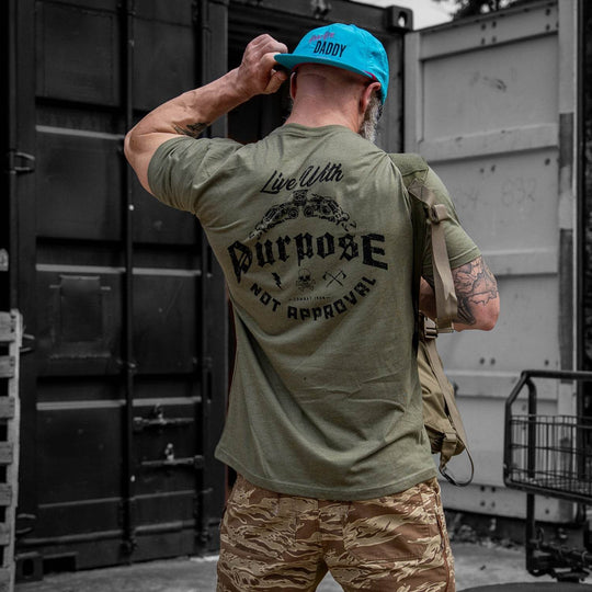 Live With Purpose. Not Approval Men's T-Shirt - One Revolver Surfboards